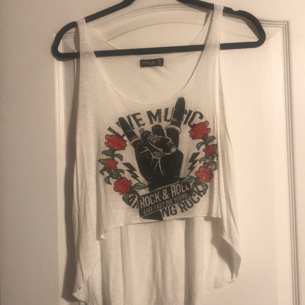 White Crop Top